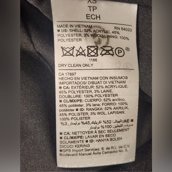 Old Navy Charcoal Peacoat - Picture 5 of 9